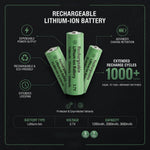 High Capacity Lithium Rechargeable Battery for Daily Use