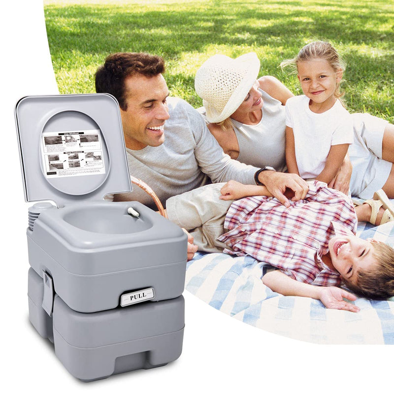 Compact Portable Camping Toilet 20L Capacity