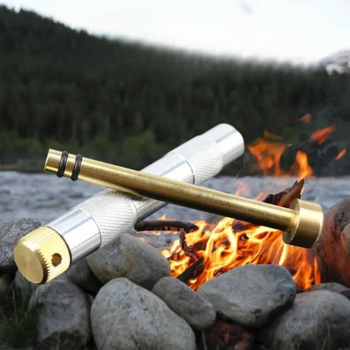 Portable Metal Fire Starter Rod Survival Ignition Tool