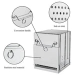 Portable Wood Burning Camping Stove with Folding Grill