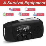 Emergency Weather Radio Power Bank with Flashlight