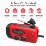 Emergency Weather Radio Power Bank with Flashlight