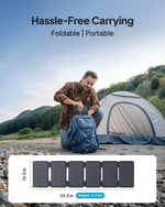 Portable 60W Foldable Solar Panel Charger for Outdoor Power