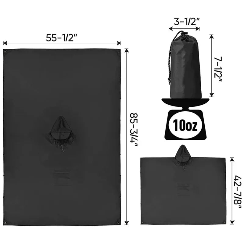 Outdoor Hooded Raincoat Jacket