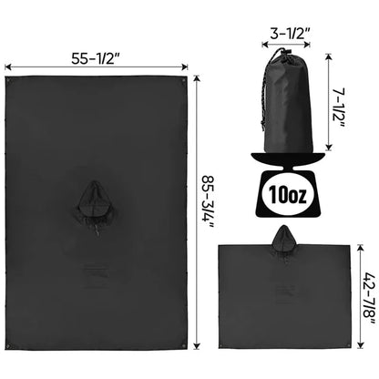 Outdoor Hooded Raincoat Jacket