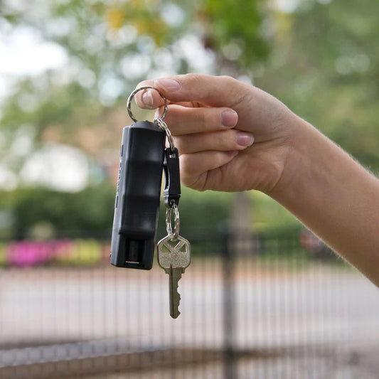 Pepper spray keychain